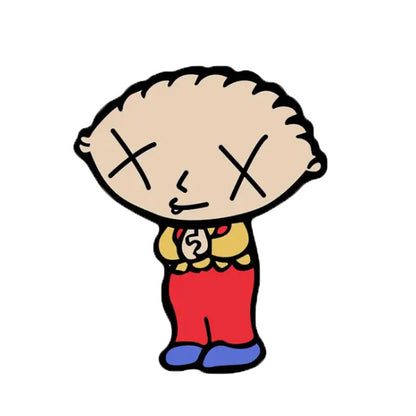 Zurück in der Form einer Cartoonfigur