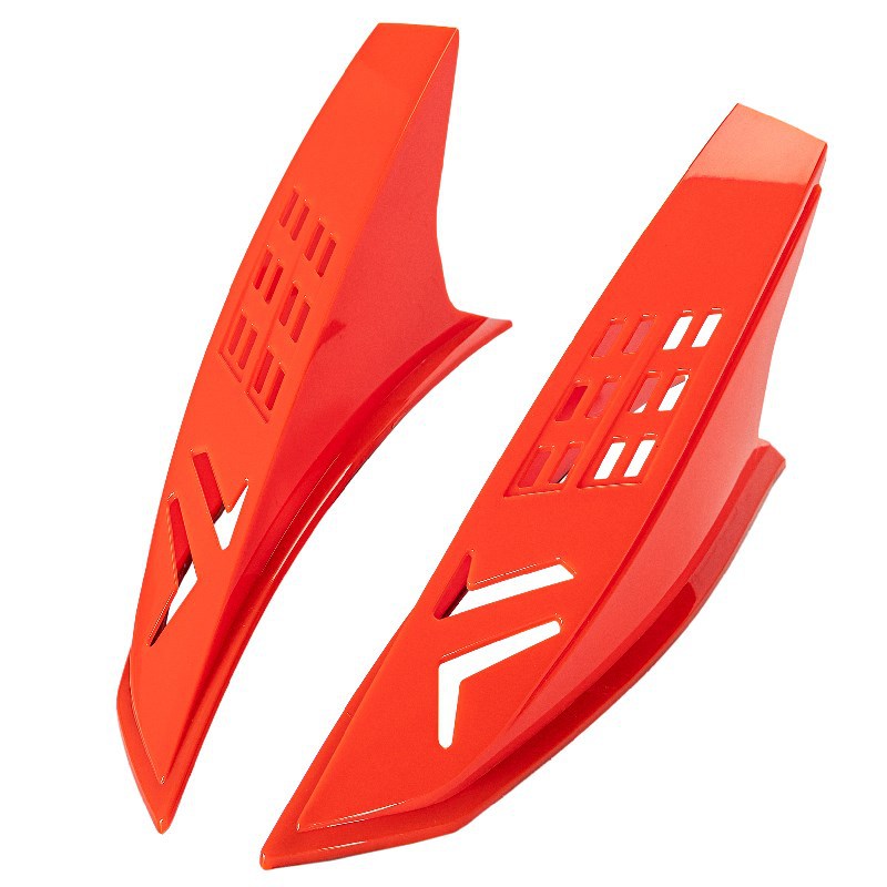 Aerodynamische Motorradhelm-Seitenteile Brehn