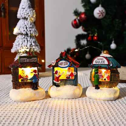 Beleuchtete Weihnachtsdorf-Dekoration Brehn