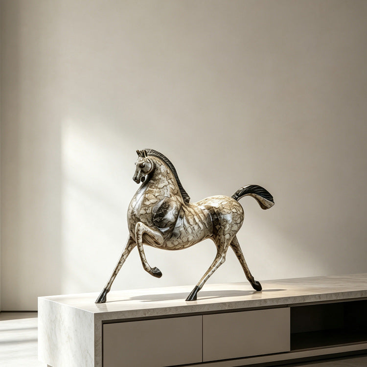 Elegante künstlerische Pferdefigur
