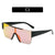 Futuristische Blockrahmen Sonnenbrille