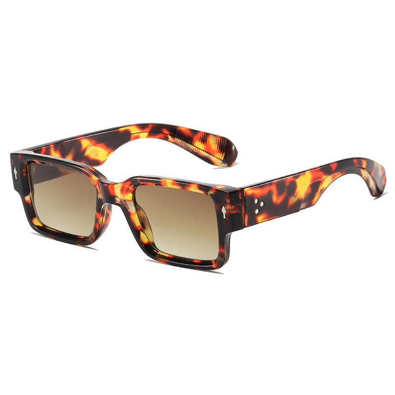 Moderne Minimalistische Quadratische Sonnenbrille Brehn