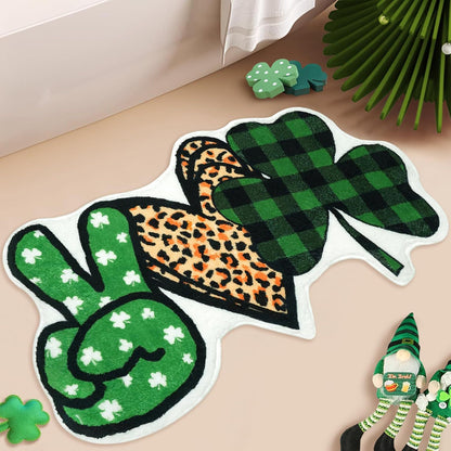 St. Patrick's Day Themen Plüsch-Badematte