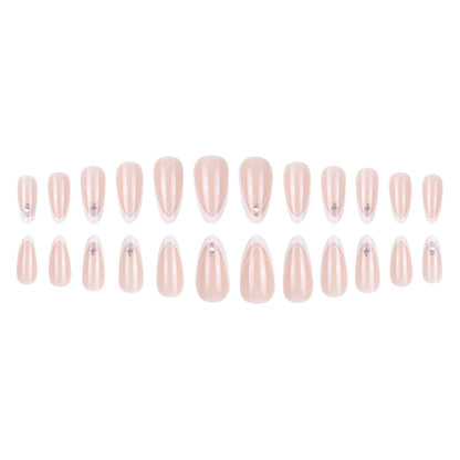 Elegante Stiletto Press-On Nagelkunst Brehn