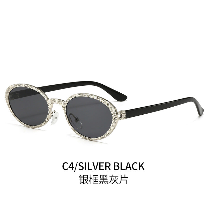 Damen Glamouröse Sonnenbrille mit luxuriösem Schmuckrahmen Brehn