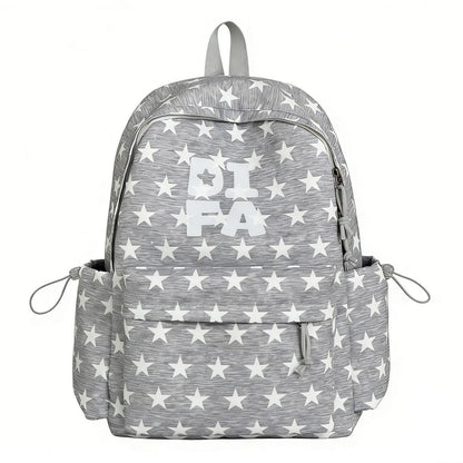 Stylische Sternen-Print Schulrucksack Brehn