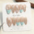 Elegantes Künstlerisches Press-On-Nagelset Brehn