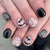 Gruselige Halloween-Themen Nagelkunst Brehn