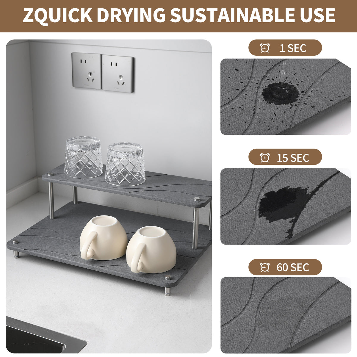 Mehrschichtige Küchenaufbewahrung