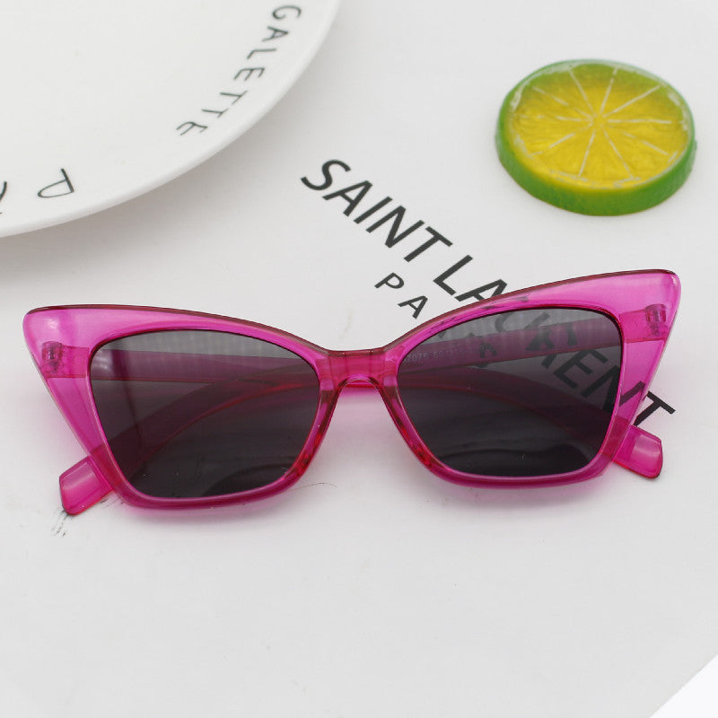 Damen Modische Cat-Eye Sonnenbrille mit hochwertiger Rahmenstruktur Brehn