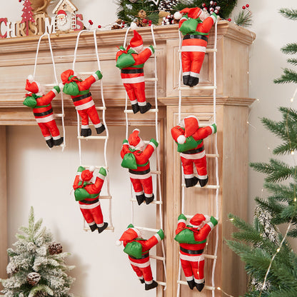 Verspielte Weihnachtsmann Dekorationsfigur Brehn
