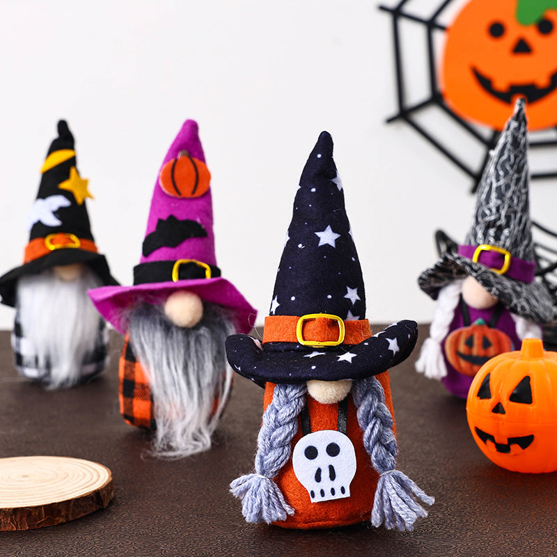 Dekorative Halloween Gnome Figur Brehn