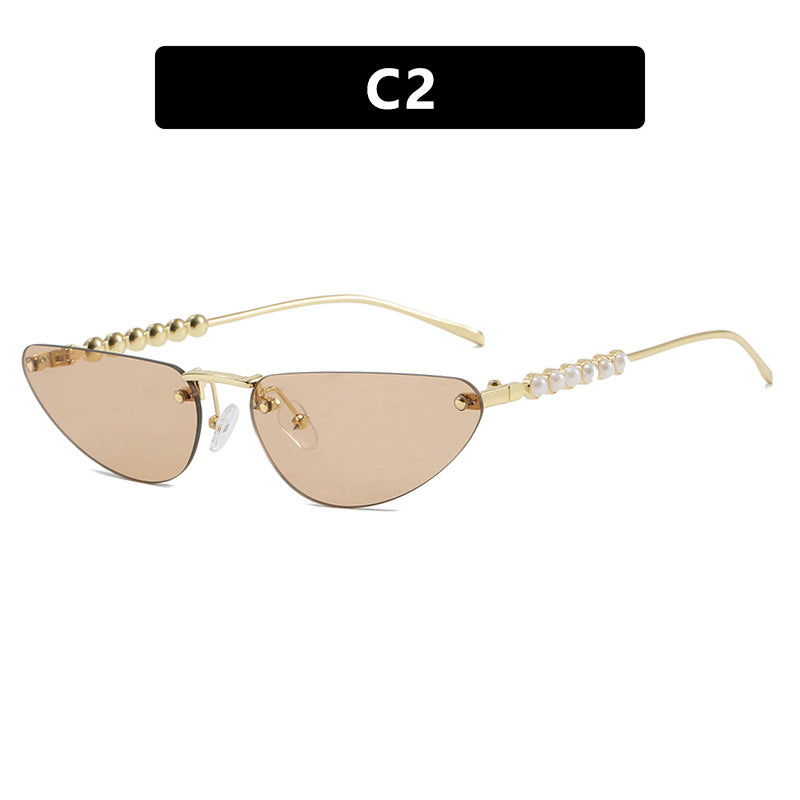 Damen Cat-Eye Sonnenbrille mit luxuriösen Details und schützendem UV-Filter Brehn