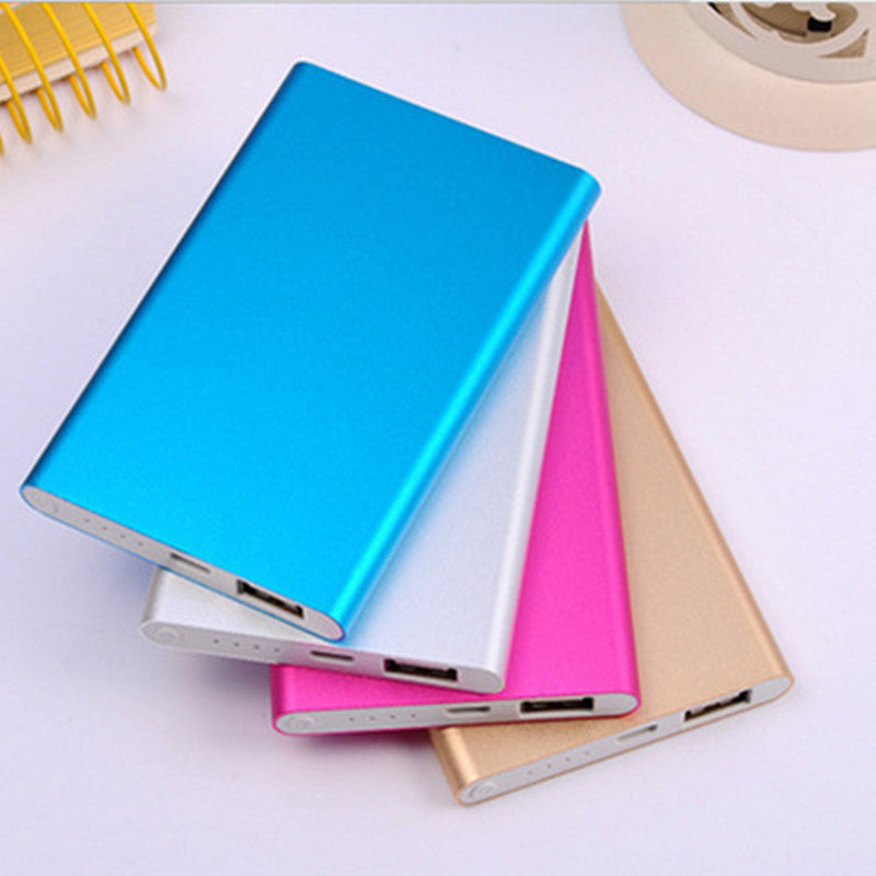 Slim Aluminium tragbare Powerbank mit dualem USB-Ausgang Brehn