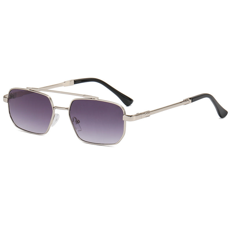 Damen modische geometrische Brille mit leichtem Metallrahmen Brehn