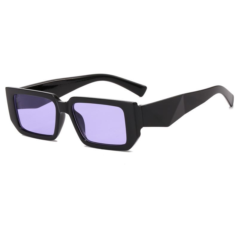 Damen Modische Rechteck-Sonnenbrille mit ausgefallenem Rahmen Brehn