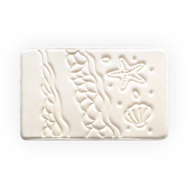 Küsten-Themen Memory Foam Badematte Brehn