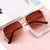 Damen quadratische Sonnenbrille mit elegantem Metallrahmen und robusten Gläsern Brehn