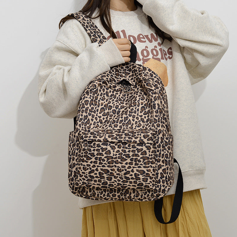 Stilvoller Rucksack Im Leopardenmuster Brehn