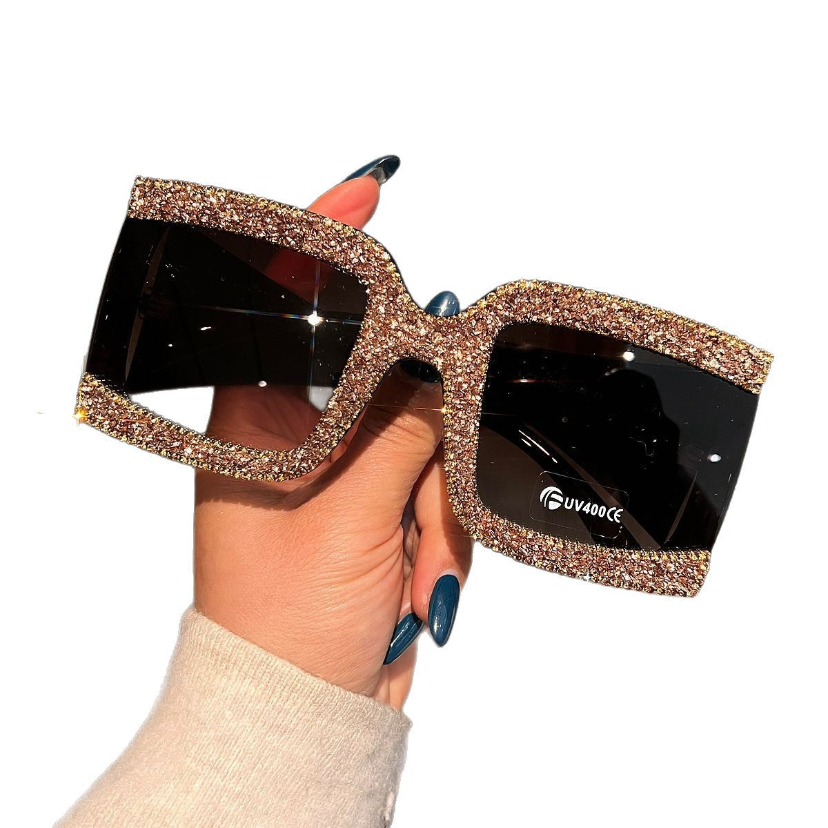 Damen Sonnenbrille mit strassverziertem Rahmen Brehn