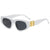 Elegante futuristische Rahmen-Sonnenbrille Brehn