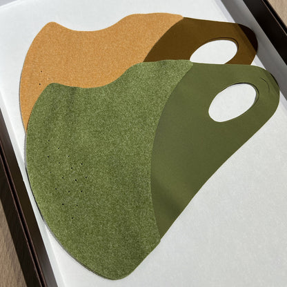 Konturiertes Neopren-Wiederverwendbares Gesichtsmasken mit Atmungsaktivem Perforiertem Panel Brehn