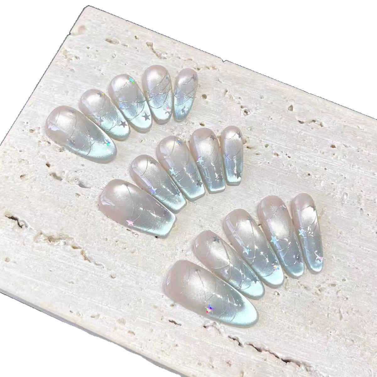 Premium Glitter Press-On Nail Tips Brehn