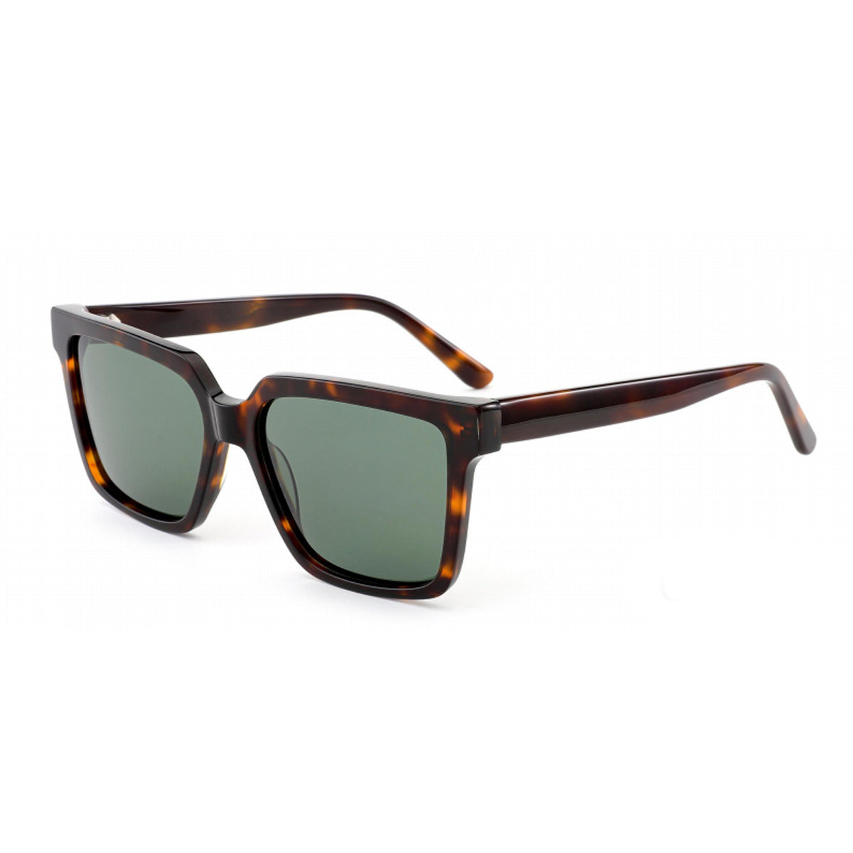Damen quadratische Sonnenbrille mit modernem Kunststoffrahmen und UV-Schutz Brehn