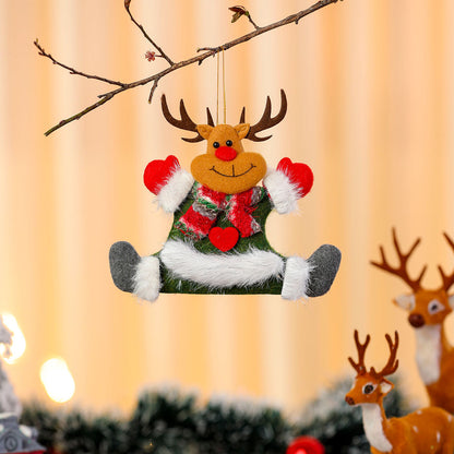 Dekorative Filz Santa Ornament Schale