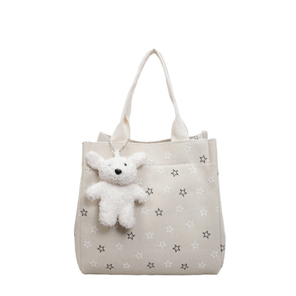 Lässige Sternmuster Mini Tote Bag