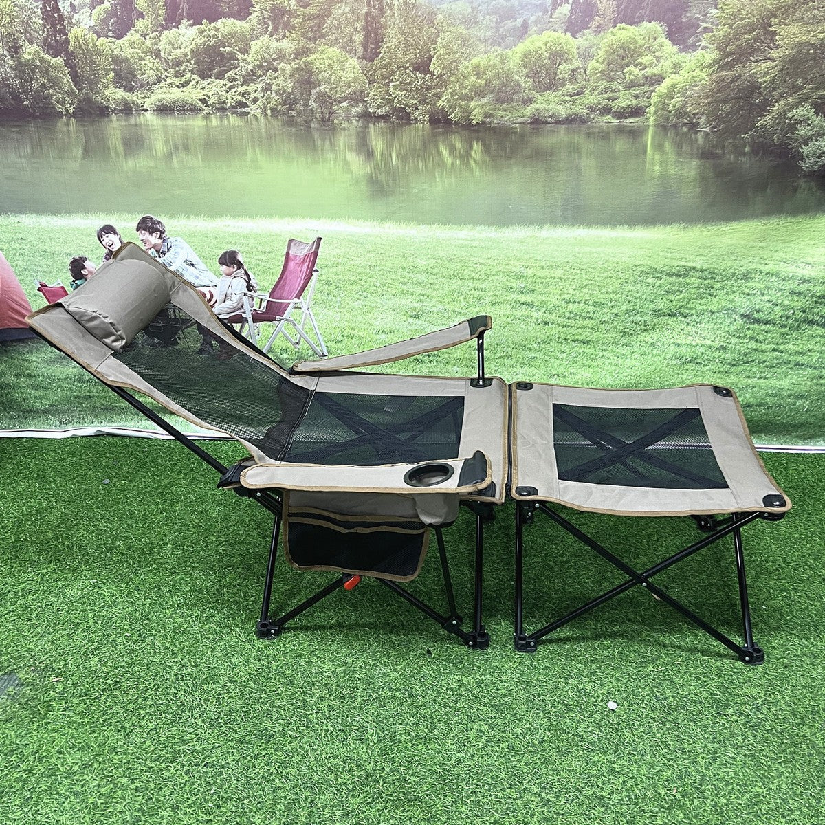 Portabler Klapp-Lounge-Stuhl