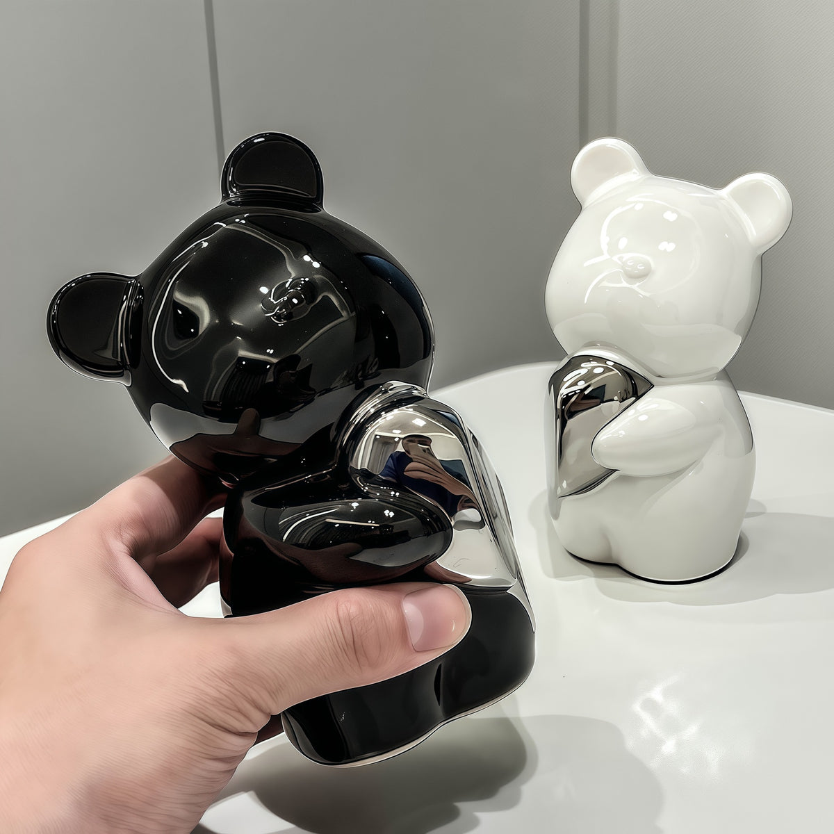 Süße Bärenfigur für die Wohnk dekoration