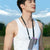 Damen Handheld Lüfter mit Digitalanzeige Brehn