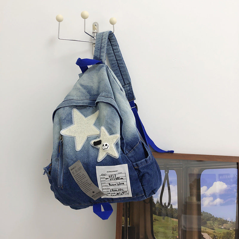 Trendiger Denim-Rucksack