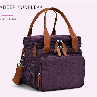 Isolierte Mehrfach-Compartment Mittagessen Tasche Brehn