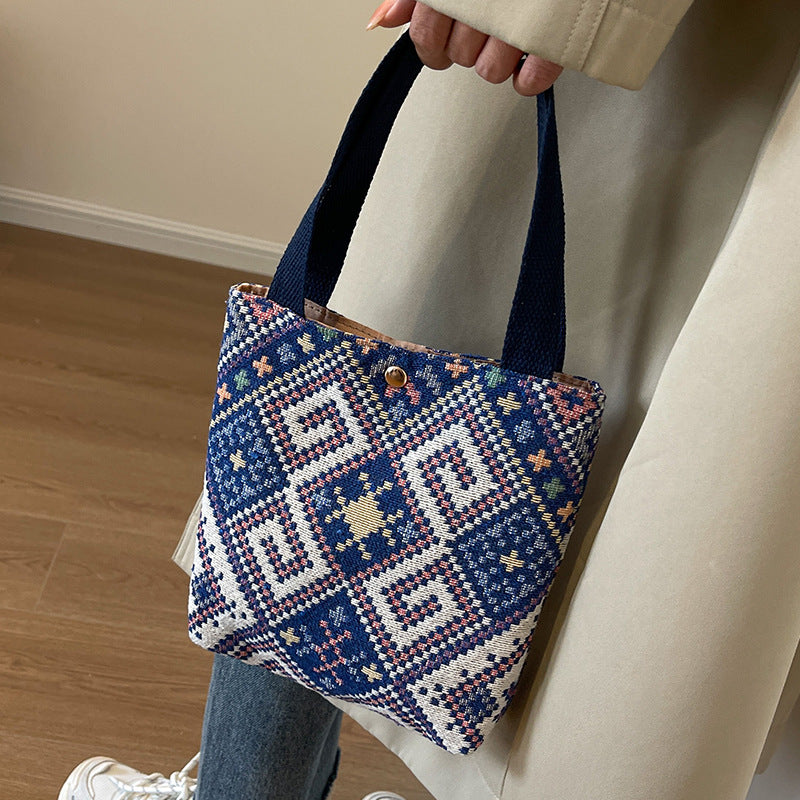 Moderne Gewebte Handtasche