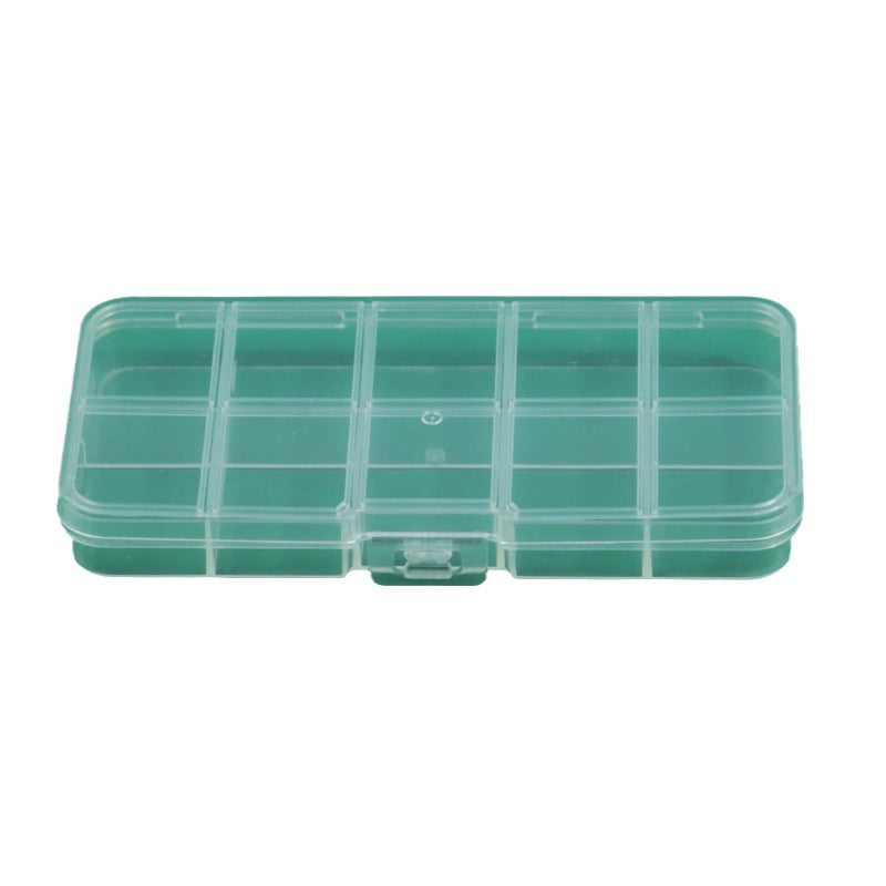 Modular transparente Multi-Compartment Lagerbox Brehn