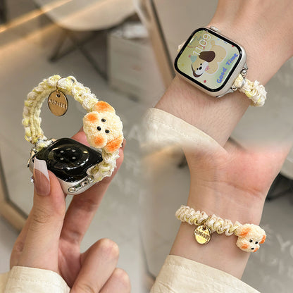 Süßer Plüschhund Charm Armband Brehn