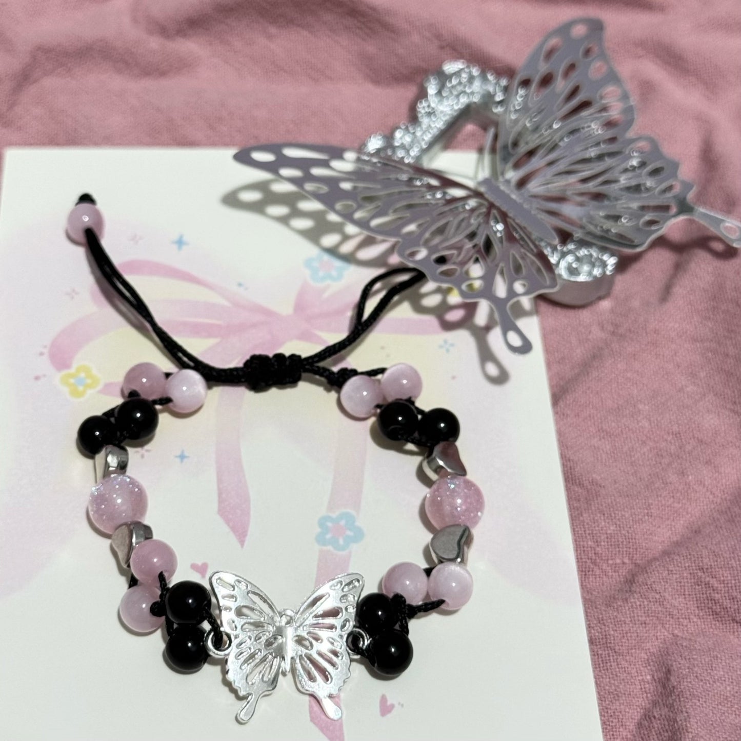 Schmetterlings Charm Verstellbares Armband Brehn