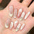 Kunstnagelset mit eleganten Glitzerakzenten Brehn