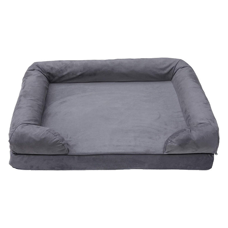 Bequemer Wildleder-Hundebett