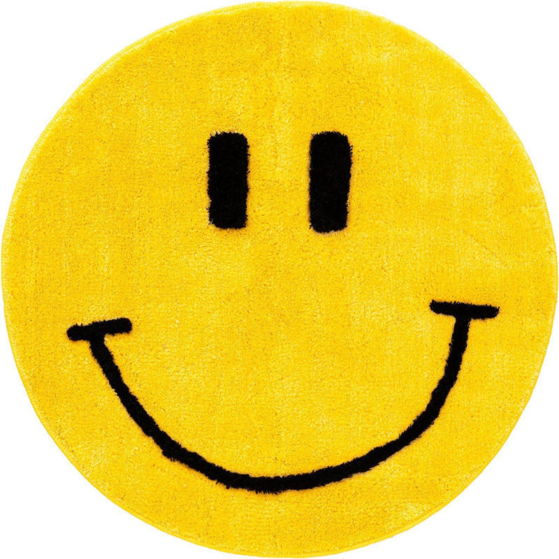 Smile Face Dekorative Badematte