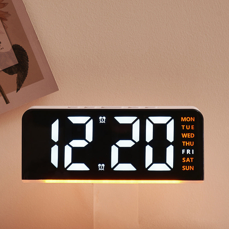 Digitaler Wecker mit Großem Led-Display und Multifunktionaler Anzeige Brehn