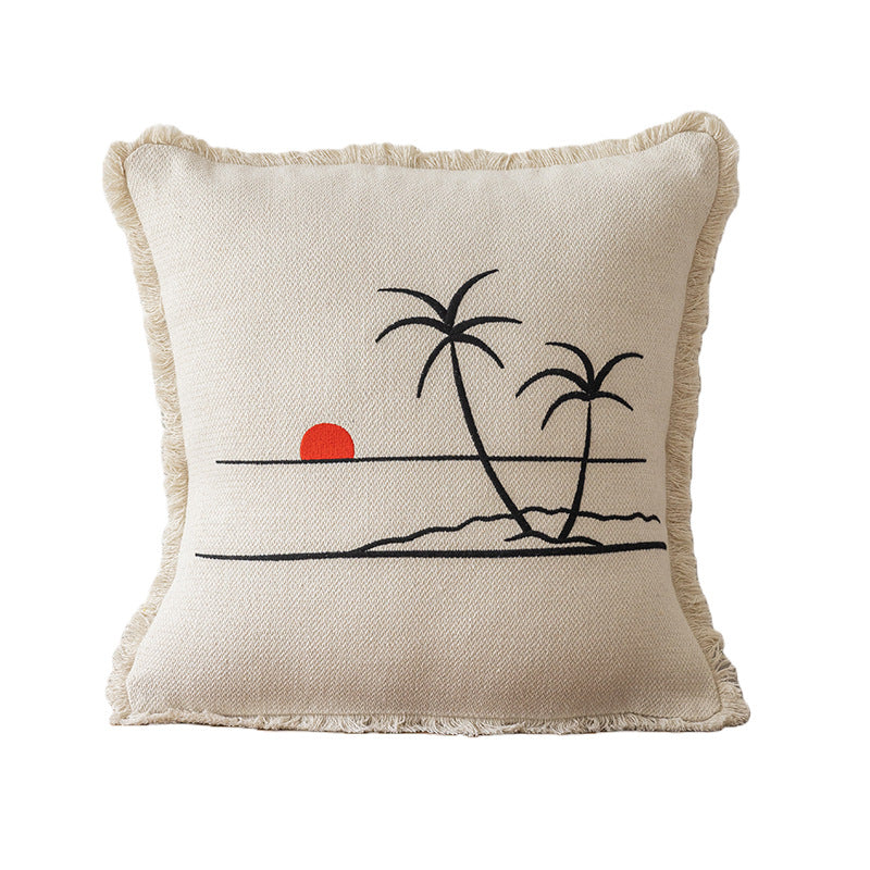 Dekorative Küstenkunst Dekoratives Kissen
