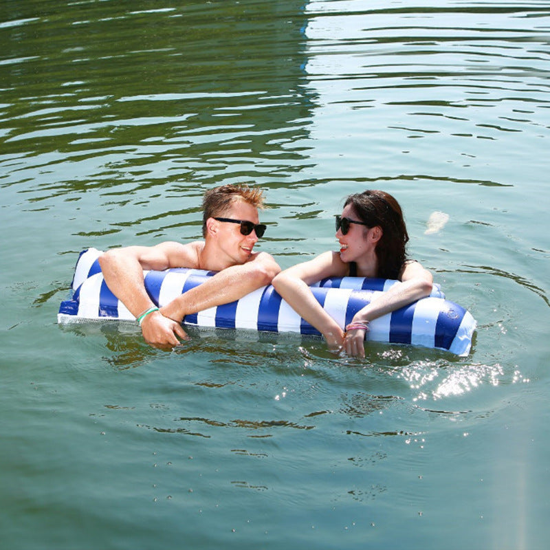Unisex Doppelsitzende Wassermatte mit bunten Luftsäulen Brehn