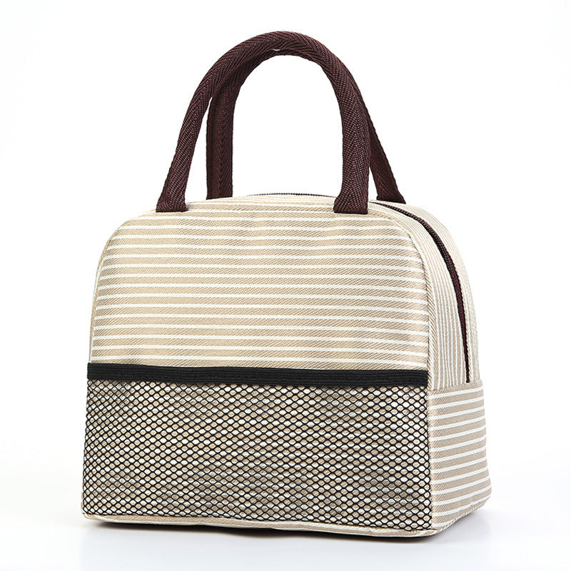 Isolierte gestreifte Lunch-Tasche Brehn