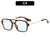 Stylische quadratische Rahmenbrille