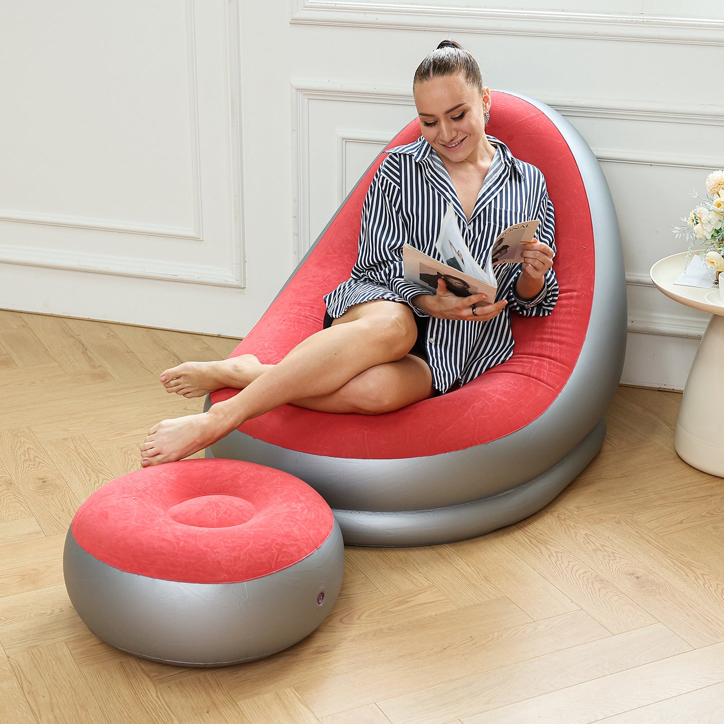 Damen Aufblasbares Komfort-Sofa mit ergonomischer Rückenlehne Brehn
