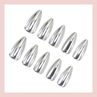 Kunstnagelset mit eleganter Form und Glanz Brehn