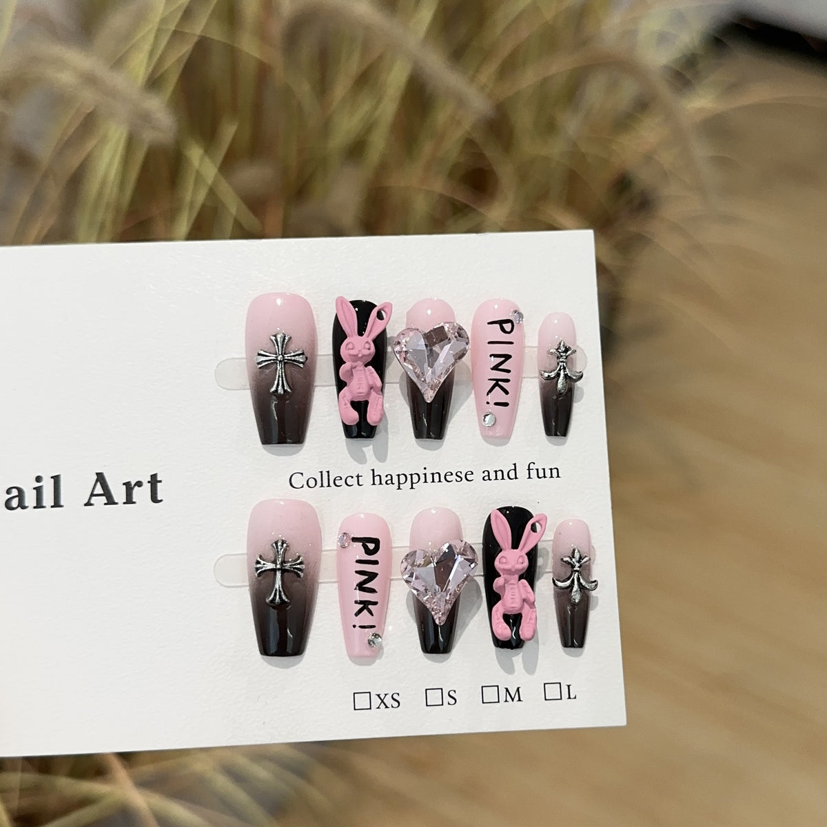Einzigartige Thematische Press-On Nagelkunst